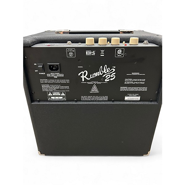Used Fender Rumble 25 25W 1x8 Bass Combo Amp