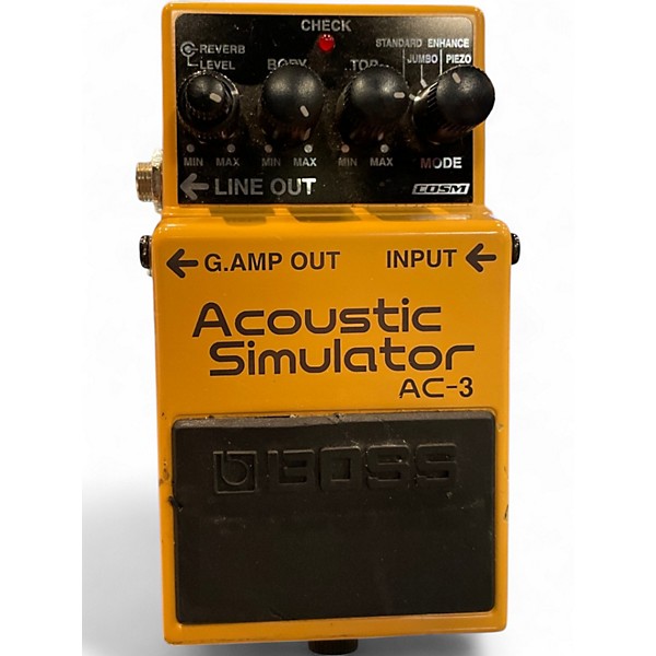 Used BOSS AC3 Acoustic Simulator Effect Pedal