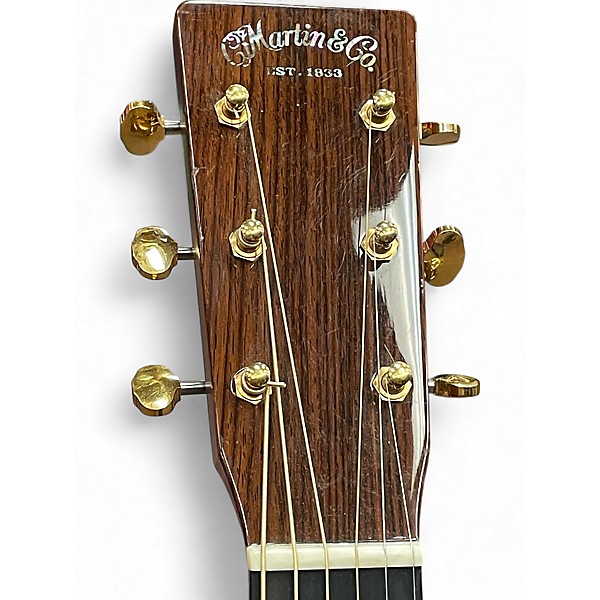 Used 2024 Martin D18 Modern Deluxe Natural Acoustic Guitar