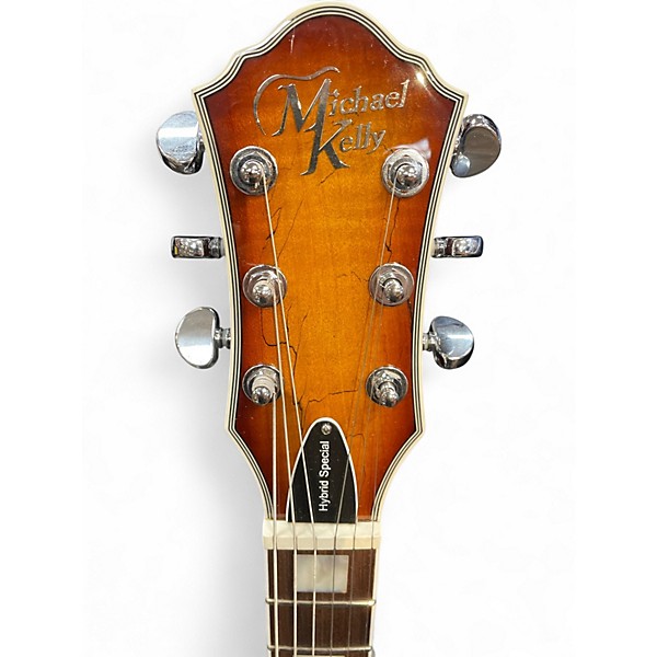 Used Michael Kelly Hybrid Special Spalted Maple Hollow Body Electric Guitar