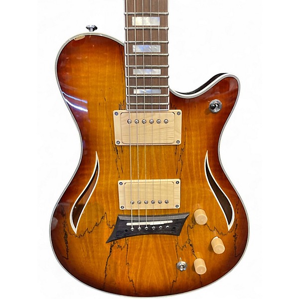 Used Michael Kelly Hybrid Special Spalted Maple Hollow Body Electric Guitar