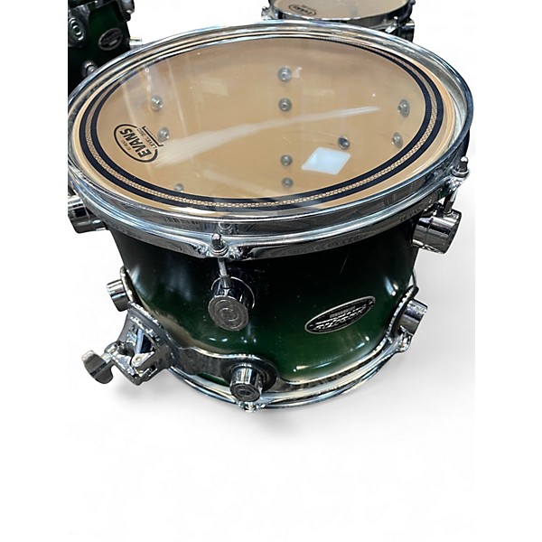 Used PDP by DW 6 Piece MX SERIES Green Drum Kit