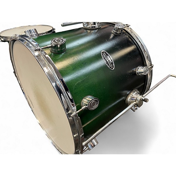 Used PDP by DW 6 Piece MX SERIES Green Drum Kit