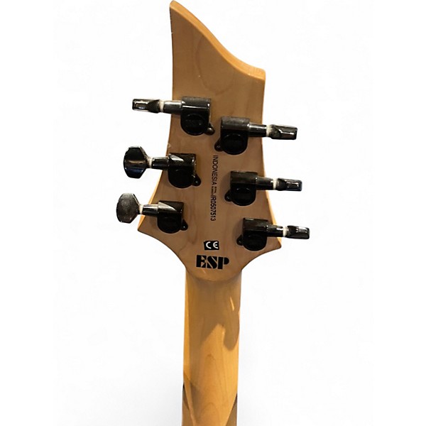 Used ESP F-100FM Black Solid Body Electric Guitar