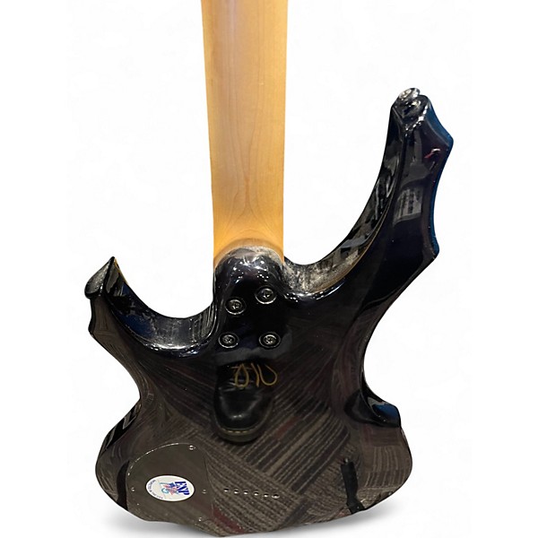 Used ESP F-100FM Black Solid Body Electric Guitar