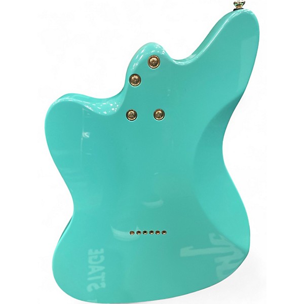 Used Balaguer T-BAR GROWLER STYLE TONY PIZZUTTI SLEEPING WIH SIRENS CUSTOM Seafoam Green Solid Body Electric Guitar