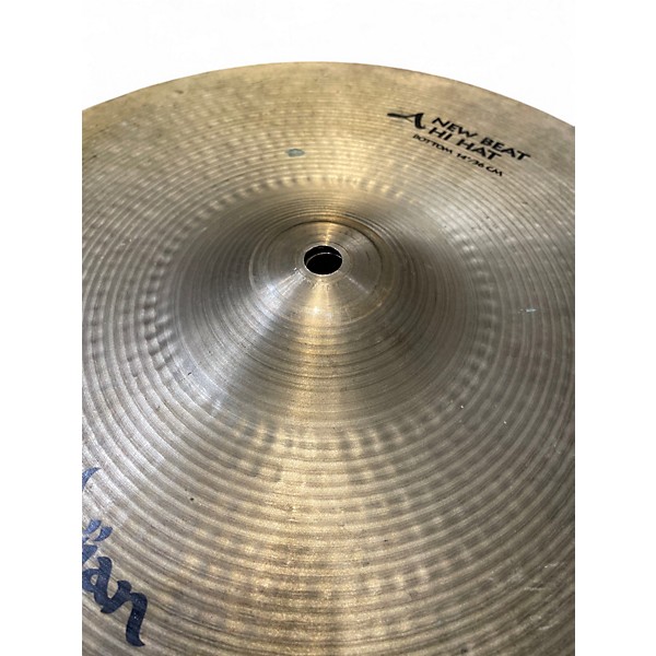 Used Zildjian 14in A NEW BEAT HI HAT PAIR Cymbal
