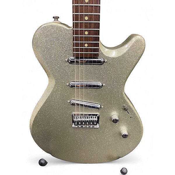 Used Rogue LIPSTICK 3 PICKUP Gold Solid Body Electric Guitar