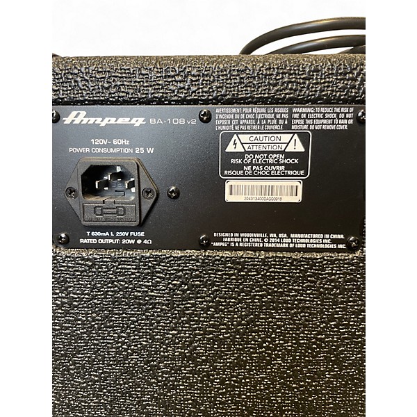 Used Ampeg BA108V2 25W 1x8 Bass Combo Amp