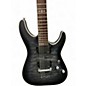 Used Schecter Guitar Research C1 Platinum Trans Black Solid Body Electric Guitar