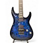 Used Schecter Guitar Research OMEN ELITE Blue Burst Solid Body Electric Guitar