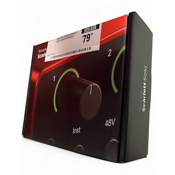 Used Focusrite Scarlett Solo Audio Interface