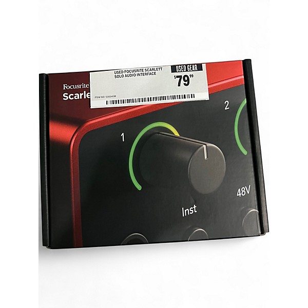 Used Focusrite Scarlett Solo Audio Interface