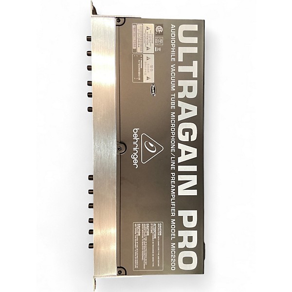 Used Behringer Ultragain Pro MIC2200 Microphone Preamp