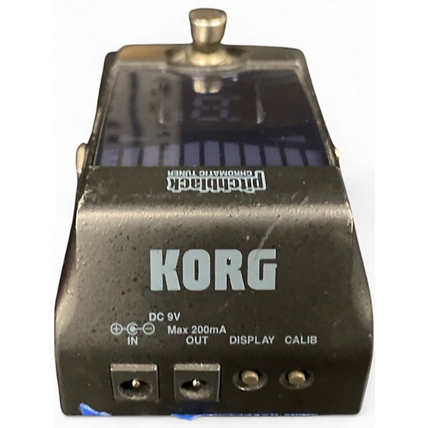 Used KORG PB01 Pitchblack Chromatic Tuner Pedal