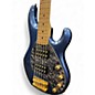 Used Ernie Ball Music Man Stingray HH 5 String Pacecar Blue Electric Bass Guitar