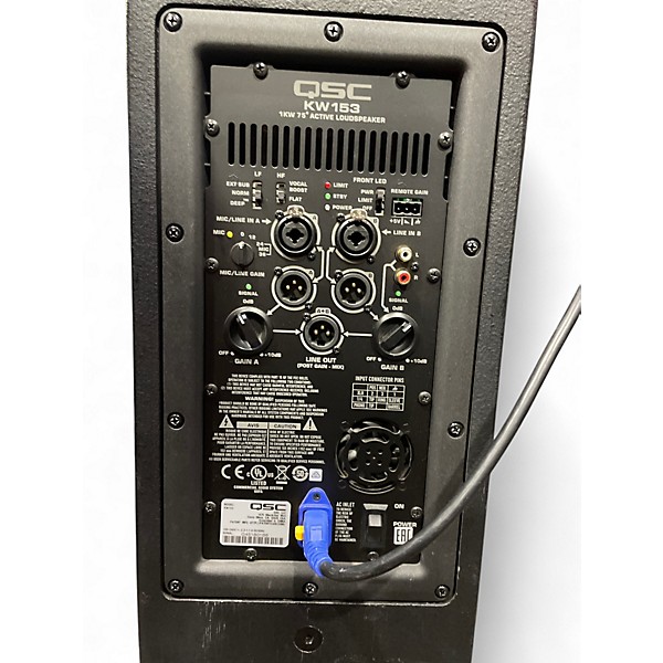 Used QSC KW153 15in 3-Way Powered Speaker