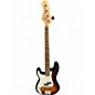 Used Squier Precision Bass Left Handed 3 Tone Sunburst Electric Bass Guitar thumbnail