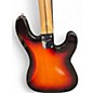 Used Squier Precision Bass Left Handed 3 Tone Sunburst Electric Bass Guitar