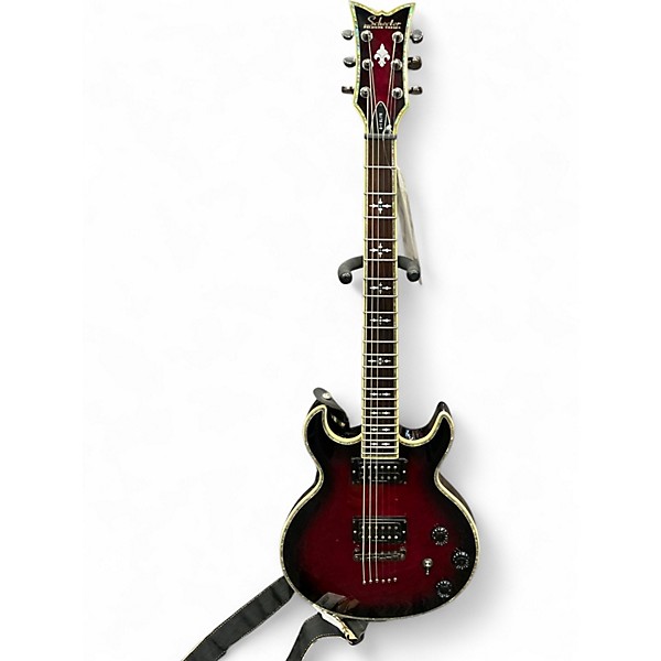 Used Schecter Guitar Research S-1 Elite Diamond Series Red Solid Body Electric Guitar