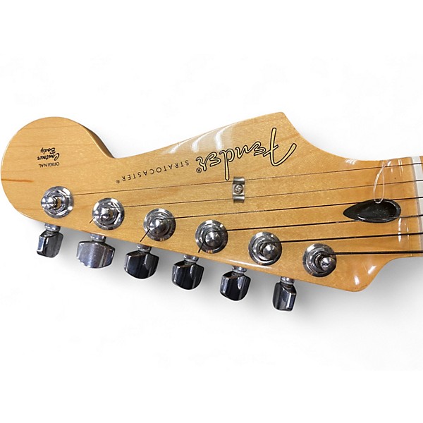 Used Fender Player Stratocaster Black Solid Body Electric Guitar