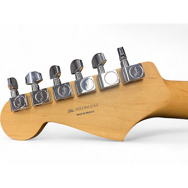 Used Fender Player Stratocaster Black Solid Body Electric Guitar