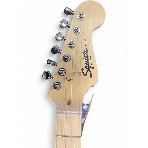 Used Squier Mini Affinity Stratocaster White Electric Guitar