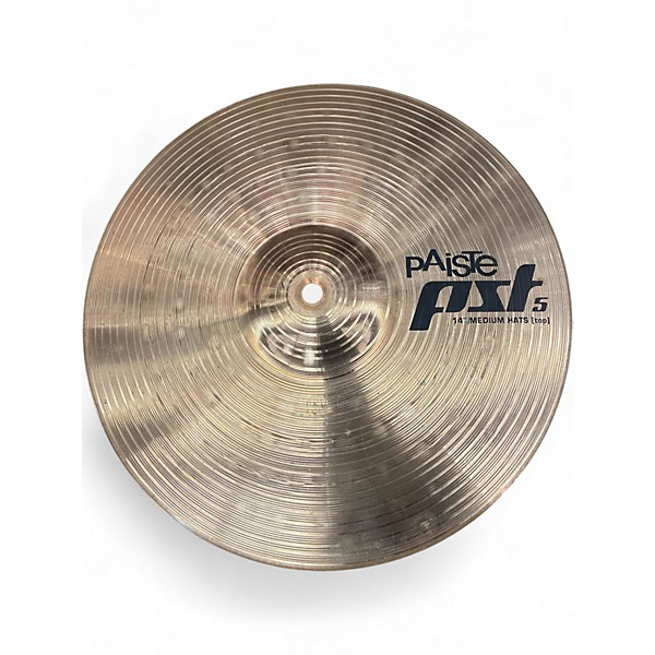 Used Paiste 14in PST5 Hi Hat Pair Cymbal
