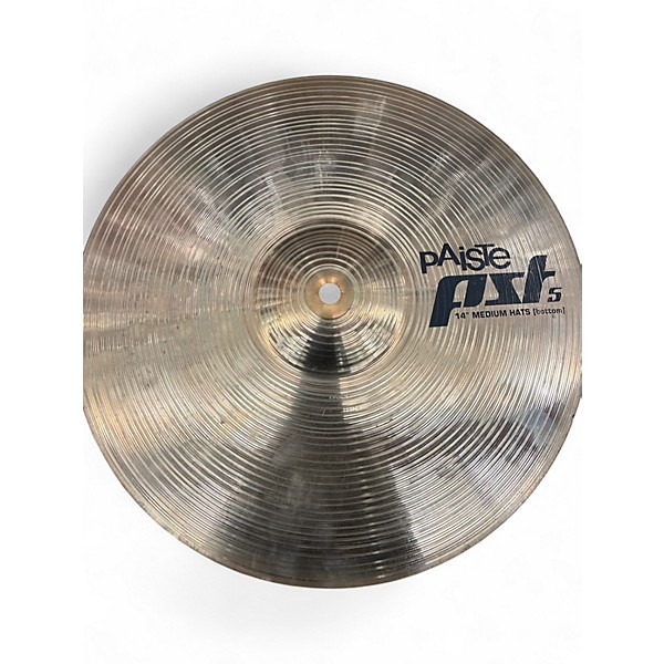 Used Paiste 14in PST5 Hi Hat Pair Cymbal