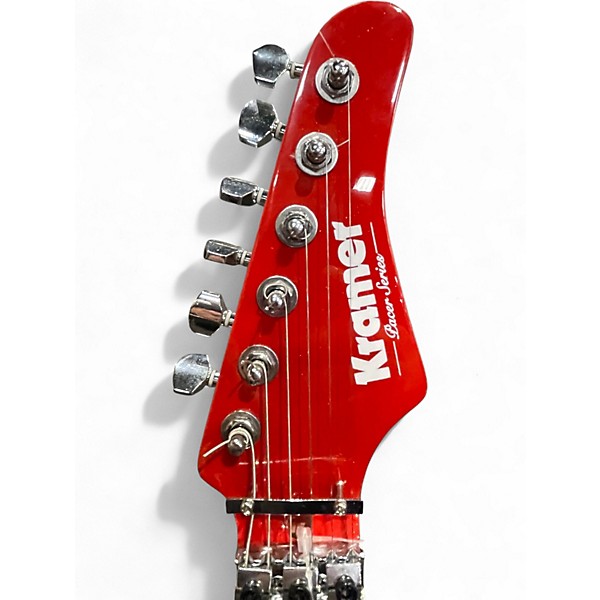 Used Kramer Pacer Classic Candy Apple Red Solid Body Electric Guitar