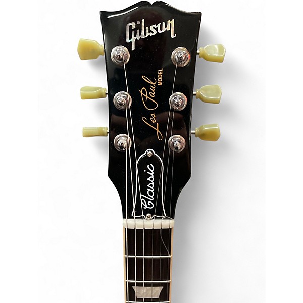 Used Gibson Les Paul Classic Cherry Solid Body Electric Guitar
