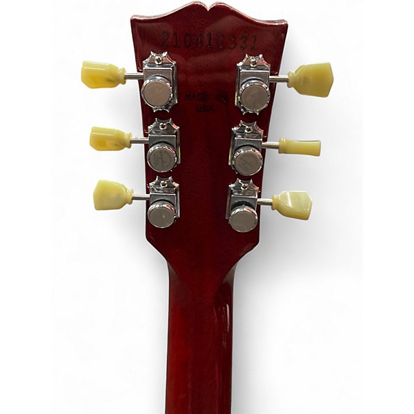 Used Gibson Les Paul Classic Cherry Solid Body Electric Guitar