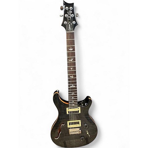 Used PRS SE Custom 22 Semi-Hollowbody Gray Hollow Body Electric Guitar
