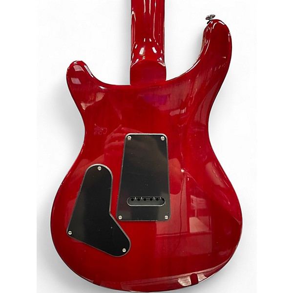 Used PRS SE Custom 24 Charcoal Cherry Burst Solid Body Electric Guitar