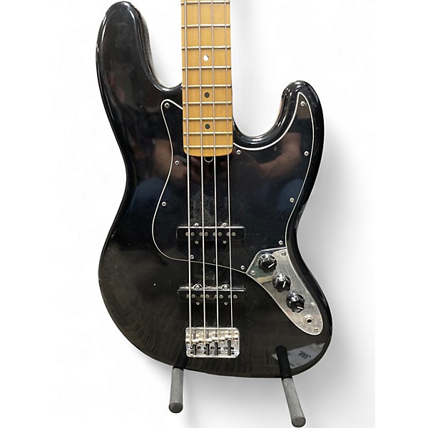 Used 2004 Fender AMERICAN JAZZ BASS Black Electric Bass Guitar