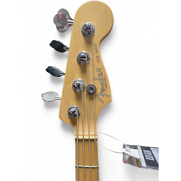 Used 2004 Fender AMERICAN JAZZ BASS Black Electric Bass Guitar