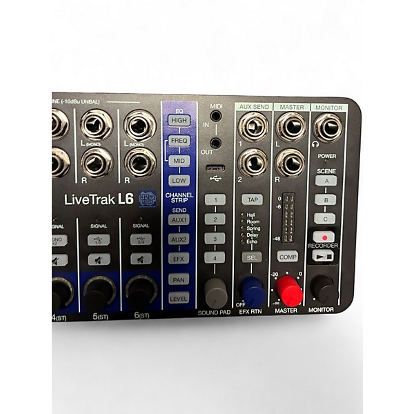 Used Zoom LiveTrak L6 Digital Mixer