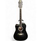 Used Vangoa VGE12-2L Black Acoustic Electric Guitar thumbnail