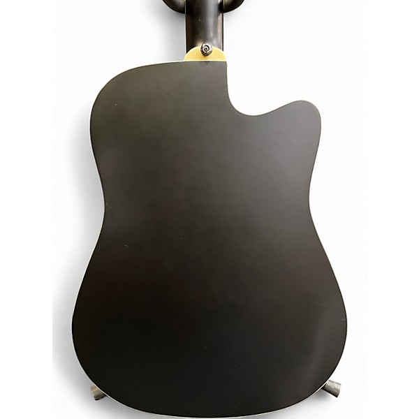 Used Vangoa VGE12-2L Black Acoustic Electric Guitar