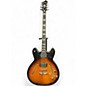 Used 2013 Hagstrom Viking Deluxe Baritone Tobacco Sunburst Solid Body Electric Guitar thumbnail