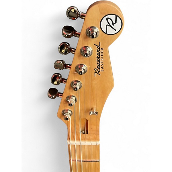 Used Reverend Pete Anderson Eastsider Yellow Solid Body Electric Guitar