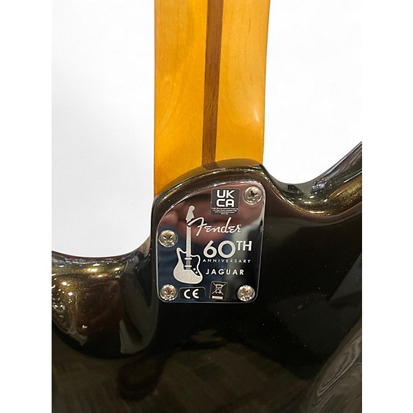 Used 2021 Fender 60th Anniversary Ultra Luxe Jaguar Texas Tea Solid Body Electric Guitar