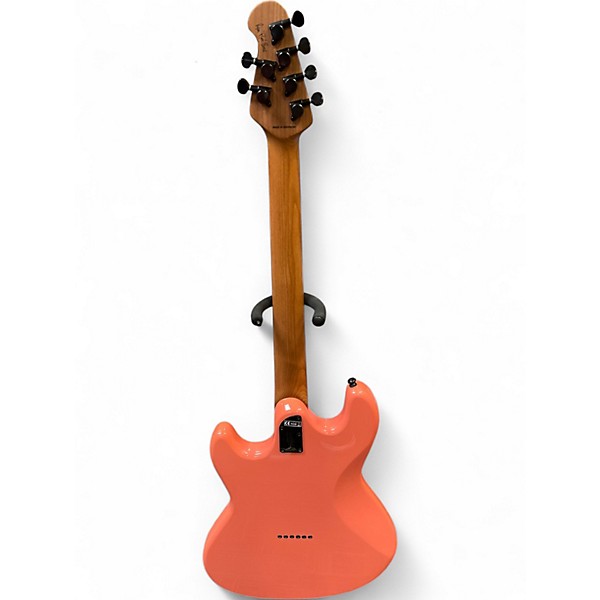 Used Sterling by Music Man Ryan "Fluff" Bruce Artist Series StingRay Rula Thumb Red Solid Body Electric Guitar