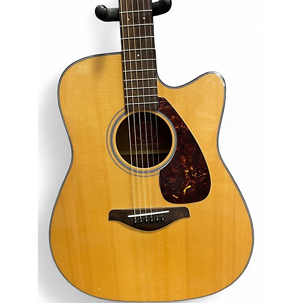 Used Yamaha FGX700SC Natural Acoustic Electric Guitar