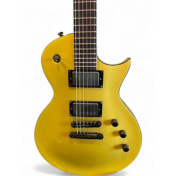 Used 2025 ESP LTD EC2025 Metallic Gold Solid Body Electric Guitar