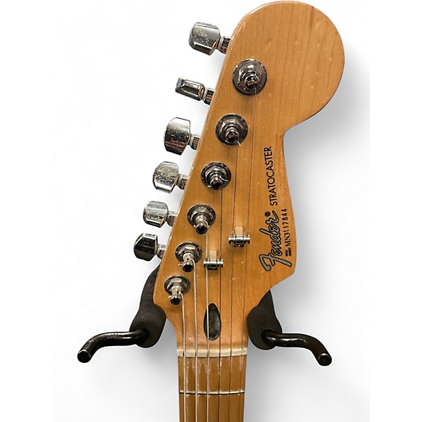 Used Fender Standard Stratocaster Black Solid Body Electric Guitar