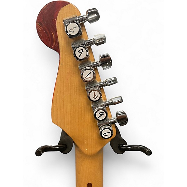 Used Fender Standard Stratocaster Black Solid Body Electric Guitar