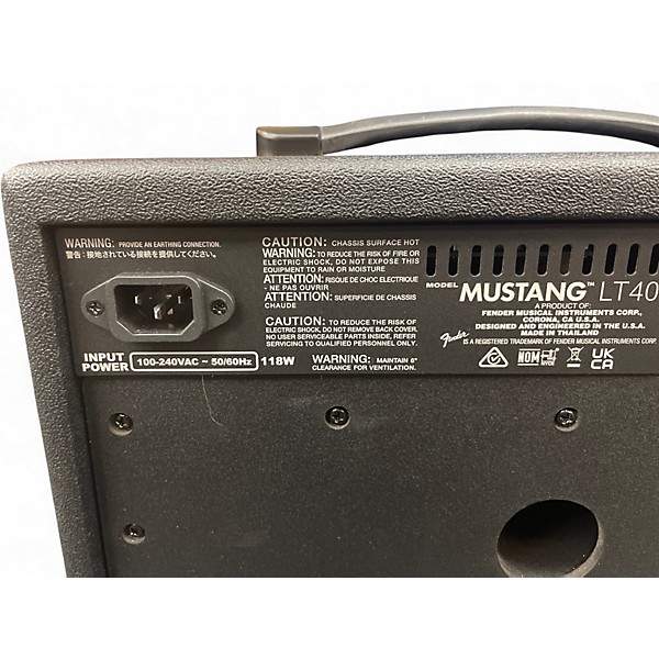 Used Fender MUSTANG LT40S Guitar Combo Amp