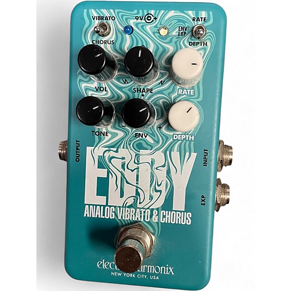 Used Electro-Harmonix EDDY ANALOG VIBRATO & CHORUS Effect Processor