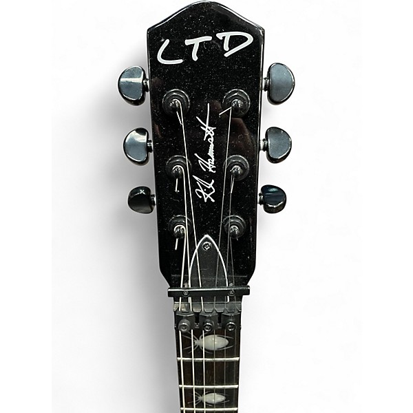 Used ESP LTD Kirk Hammett KH-3 Spider 30th Anniversary Edition Black Solid Body Electric Guitar